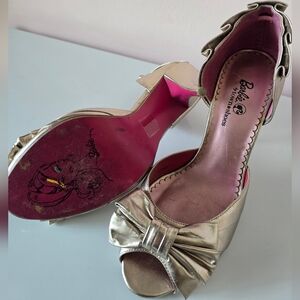BARBIE × TOWNSHOES 2009 COLLAB GENUINE LEATHER HEELS